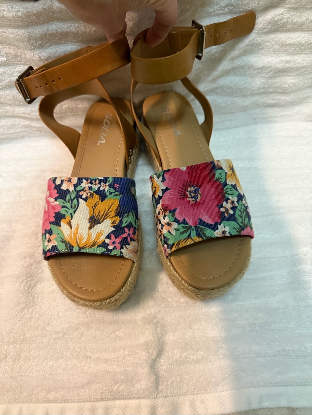 Floral sandals